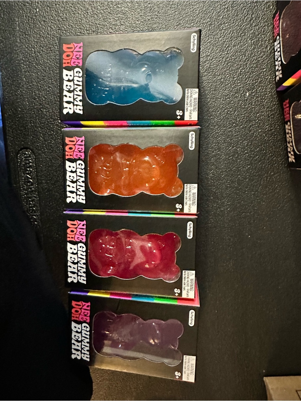 Needoh Gummy bear - Blue, Orange, Pink, Purple - price is for 1